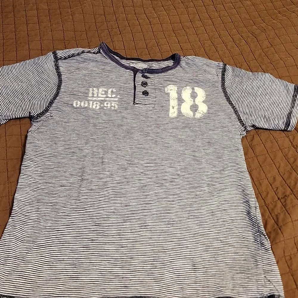 OshKosh B'gosh Navy and Strips Kids T-Shirts